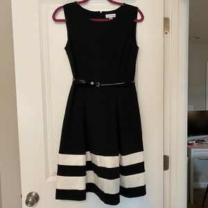 Calvin Klein Belted Dress